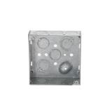 Lot of 2 RACO 8189 Ceiling Outlet Box Square Steel Gray - Retail: $128.6