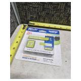 Brother P-Touch TZe Series Standard Adhesive Laminated Labeling Tape - White Print on Lime Green Tape