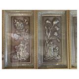 Vintage Wall Art, Four Seasons by Metalcraft