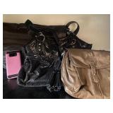 Nine West Purse w/ Tassels, Sonoma Computer Bag, Small Purse and a Phone Case