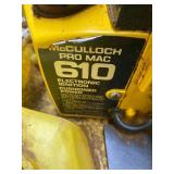 McCulloch Pro Mac 610 Chainsaw, w/ Case (please read desc)