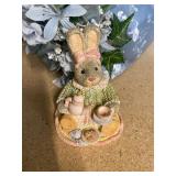 Paper Mache and Collectible Snuggle Bunnies Figure