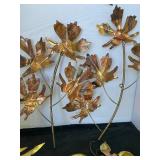 Vintage Metal (Brass/Copper) Leaves and Flowers