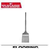 Milwaukee 6 in. SDS-Max SLEDGE Steel Floor Scraper Bit