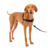 PetSafe Easy Walk No-Pull Dog Harness - The Ultimate Harness to Help Stop Pulling - Take Control & Teach Better Leash Manners - Helps Prevent Pets Pulling on Walks, Medium, Black/Silver