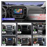 Naifay Android Car Radio for Chevrolet Chevy Silverado & GMC Sierra 2014-2018 Wireless CarPlay Android Auto, 10.1" Touchscreen Car Stereo with Bluetooth/In-dash GPS/WiFi/SWC/Split Screen/Backup Camera