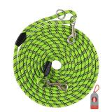 100FT Extra Long Dog Leash for Dog Training, Reflective Threads Check Cord Dog Leash, Heavy Duty Dog Lead for Large Medium Small Dogs Outside Walking, Playing, Camping, or Yard