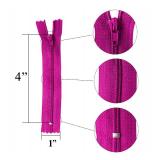 KGS Nylon Zipper for Sewing Crafts | 20 Assorted Color | 40 pcs/Pack (4 Inch)