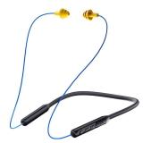 MIPEACE Bluetooth Earplug Headphones, Neckband Wireless Earbuds earplugs-29db Noise Reduction isolating in-Ear earplug Earphones and Controls,IPX5 sweatproof,19+Hour Battery(Blue)