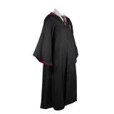 LVLING Witchcraft and Wizardry Teens School Robes Youngster Wizard Magical Hooded Cape Wand Witch Student Magic Outfit (Red, XX-Large)