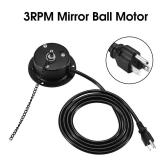 3 RPM Mirror Ball Motor NuLink Heavy Duty Disco Ball Motor Rotator Supports 4 6 8 12 16 Balls for Indoor Night Club, DJ, Party Decor