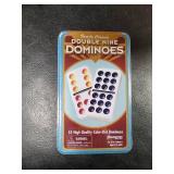 Pressman Dominoes Double 9 in tin