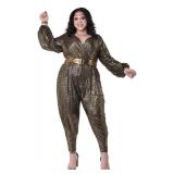 California Costumes, Gold Disco Queen, Women