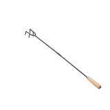 HOSKO Steel Fire Pit Poker Stick -33 Inch Long Fireplace Tool with Wood Handle - Suit for Outdoor Camping Fireplace Tool Stoke Campfire Fireplace Indoor or Outdoor Use