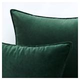 MIULEE Pack of 2 Decorative Velvet Throw Pillow Covers Soft Pillowcase Cozy Soft Square Cushion Coverss Case for Sofa Couch Bedroom Home Decor 24x24 Inch 60x60 Cm Eggplant Purple