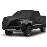 Proadsy 2024 Upgrade Car Cover Compatible with Chevrolet Chevy Silverado 1500 2019-2024 Windproof All Weather Waterproof Sun Rain UV Dust Snow Protection Outdoor Covers - Retail: $79.38