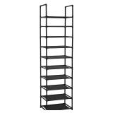 FIDUCIAL HOME 10 Tiers Shoe Rack 20-25 Pairs Sturdy Shoe Shelf