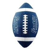 Franklin Sports Youth Football - 1000 Junior Kids Football - Synthetic Leather Youth Junior Football for Kids - Outdoor All-Weather Footballs - Extra Grip Kids Football - 1 Pack - Blue + White