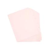 Paper Junkie 12 Sets Pink 8 Tab Dividers for 3 Ring Binder, Paper Binder Separators with Tabs, Bulk Pack of 96 Total Page Dividers for School, Work, Home, Office Supplies (Letter Size, 9.5x11 in)