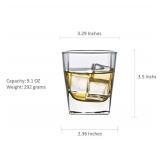 First to act tactical Premium Crystal Whiskey Glasses Set of 6 Large Lead-Free Crystal Glass Tasting Cups Scotch Glasses Tumblers for Drinking Irish Whisky Bourbon Tequila (Iceberg, 6 * 10 oz)