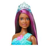 Barbie Dreamtopia Doll, Mermaid Toy with Water-Activated Light-Up Tail, Purple-Streaked Hair & 4 Colorful Light Shows