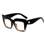 FEISEDY Square Oversized Glasses Frame Eyewear Women B2475