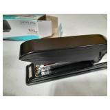 Eagle Swing-Arm Swivel Stapler, 12 Sheet Capacity, Specialized for Booklet Stapling, Black