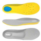 Shoe Insoles for Women Men and Kids, Memory Foam Insoles, Comfortable Sports Shoe Inserts for Shock Absorption and Relieve Foot Pain, Plantar Fasciitis Arch Support Insoles, M(Men 6-9/ Women 7-11)