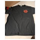 FIRE Rescue Motivational Support Unisex T-Shirt, L, Black