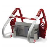 Kidde Fire Escape Ladder, 2-Story Rope Ladder, Extends to 13-Feet, Anti-Slip Rungs