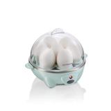 Hamilton Beach 3-in-1 Electric Egg Cooker for Hard Boiled Eggs, Poacher, Omelet Maker & Vegetable Steamer, Holds 7, Mint (25504)