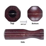 Soccer Table Handles, 5/8 inch Wooden Foosball Handle Grip, 8 Pack