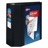 Avery Heavy-Duty View 3 Ring Binder, 5 Inch One Touch EZD Rings, 2.3/4.8 Inch Spine, 1 Black Binder (79606)