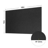 3 Pack Black ABS Plastic Sheet 12" x 16" 1/8" Thick (3mm), High Tensile and Impact Strength Moldable Plastic Sheet Plexiglass Sheet, DIY Material for Home Decor, Handicrafts