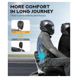 PBYMT Detachable Passenger Backrest Fit for Harley Touring, Quick Release Sissy Bar Compatible with Harley Davidson Street Glide Road Glide Road King Electra Glide Ultra Limited 2009-2024 (Chrome) - R