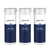 GLACIER FRESH XWF Replacement for GE XWF Refrigerator Water Filter Pack of 3