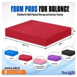 Yes4All Upgraded Size Foam Pad for Exercise, Non slip Foam Balance Pad Physical Therapy, Yoga & Stability Training Balance Mat