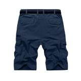 Jessie Kidden Mens Outdoor Casual Expandable Waist Lightweight Water Resistant Quick Dry Fishing Hiking Shorts #6222-Navy,30