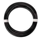 Quickun Pneumatic Tubing 1/8" Tube OD PU Polyurethane Tube Air Hose Line for Air Compressor Fitting or Fluid Transfer (Black 32.8ft)