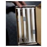 Drawer Dividers Organizer 4 Pack, Adjustable Separators 4" High Expandable from 11-17" for Bedroom, Bathroom, Closet,Clothing, Office, Kitchen Storage, Strong Secure Hold, Foam Ends, Locks in Place