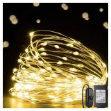 Ehome Fairy Lights Battery Powered Led String Lights Waterproof Copper Wire Lights, Led Fairy Lights for Indoor Outdoor Wedding, Bedroom, Patio, Christmas Decoration