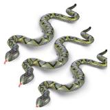 FUTUREPLUSX Inflatable Snake, 3PCS Fake Snake Animal Pool Floats Blow Up Snakes for Garden Pool