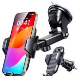 VANMASS ?2024 Newest & Strongest Military Grade Cert Car Phone Holder Mount?Over 60LBS Suction? Dashboard Windshield Cell Automobile Cradles Truck Hook Vent for iPhone 16 15 Pro Max 14 13 12 Samsung