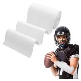 32.8 Feet Football Turf Tape Athletic Sports Tape White Waterproof Wrist Tape Gymnastics Tape Easy Tear No Sticky Residue Tape on Wrist Arm Elbow Knee for Athlete Sport Trainers Gymnastics Boxing