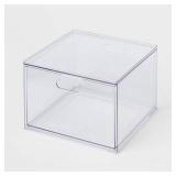 All Purpose Single Drawer Storage Clear - Brightroomâ¢ Does have a small Crack