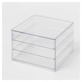 All Purpose 3 Drawer Storage Clear - Brightroomâ¢