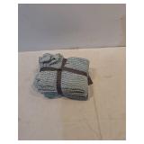 4pk Cotton Waffle Dishcloths Light Blue - Thresholdâ¢