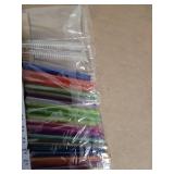 24 PCS, Reusable Straws with 4 Brushes, 10.5" Long Tritan Hard Plastic Straws, 12 Colors Translucent Replacement Drinking for 16OZ-32 OZ Tumblers, Cups, Jars, Stanley, YETI, Starbucks, BPA Free