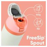 Owala FreeSip Insulated Stainless Steel Water Bottle with Straw for Sports, Travel, and School BPA-Free Sports Water Bottle, 40 oz, Denim