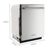 KitchenAid KDTM404KPS 24 Inch Fully Integrated Dishwasher